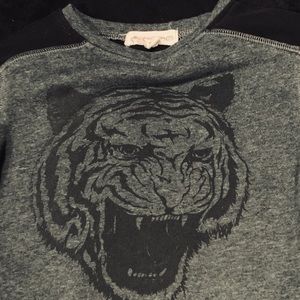 Appaman Tiger Sweatshirt With Zipper Sides